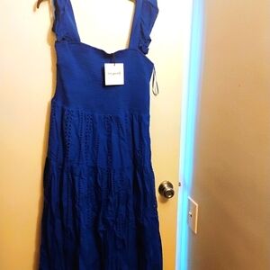 Blue Sleeveless Dress